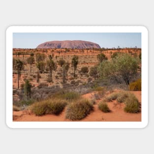 Uluru in the Outback Sticker